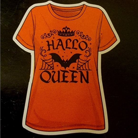 🔥 3 for $12 🔥 Orange Hallo Queen Graphic Tee XL - Picture 1 of 5